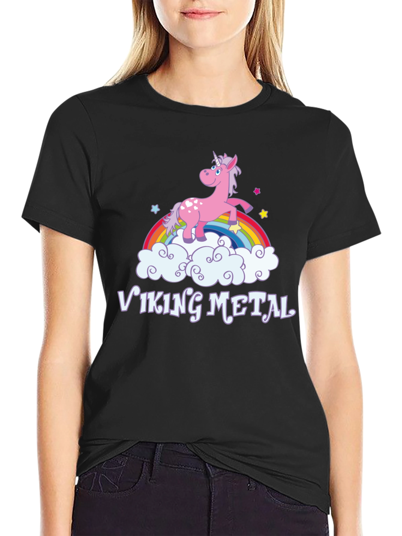 Unicorn Viking Metal T-Shirt