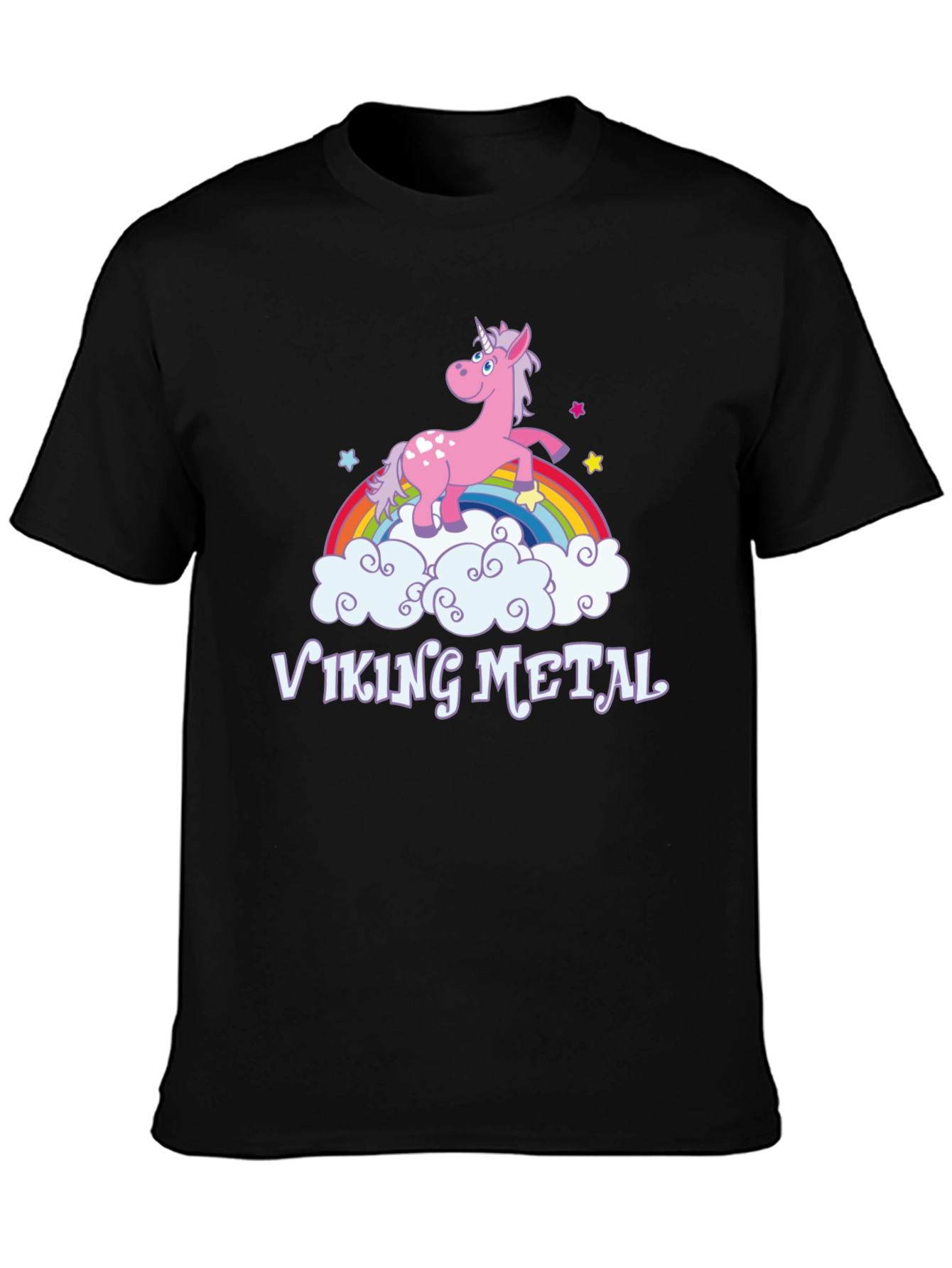 Unicorn Viking Metal T-Shirt