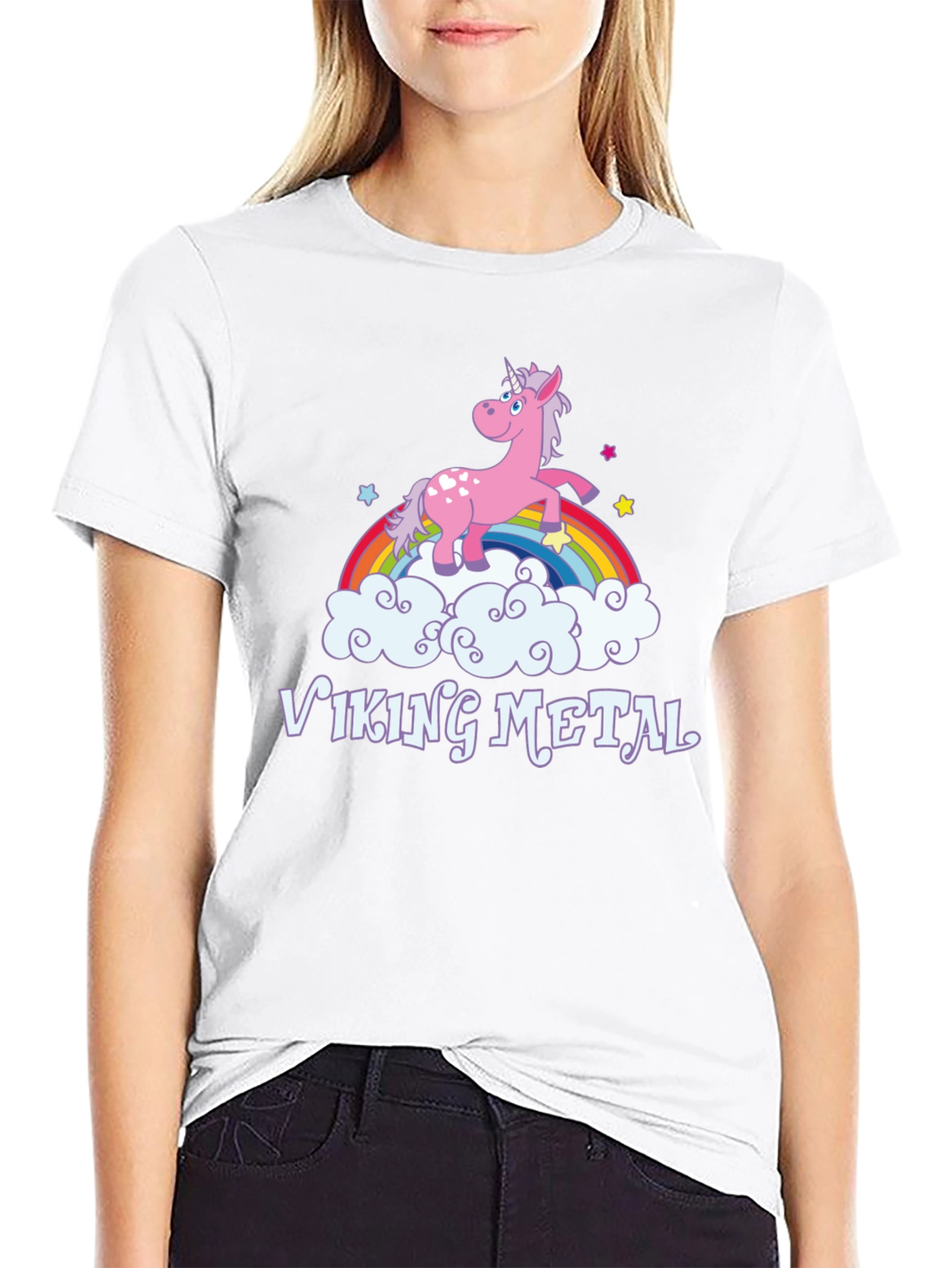Unicorn Viking Metal T-Shirt