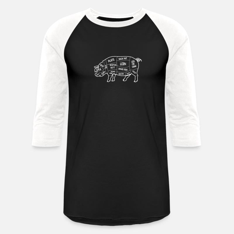Pig and Pork Diagram Butcher Bacon gift