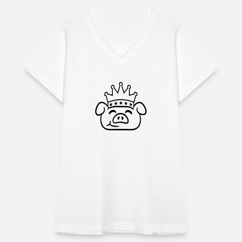 Pig King Head Queen Crown Prince Princess