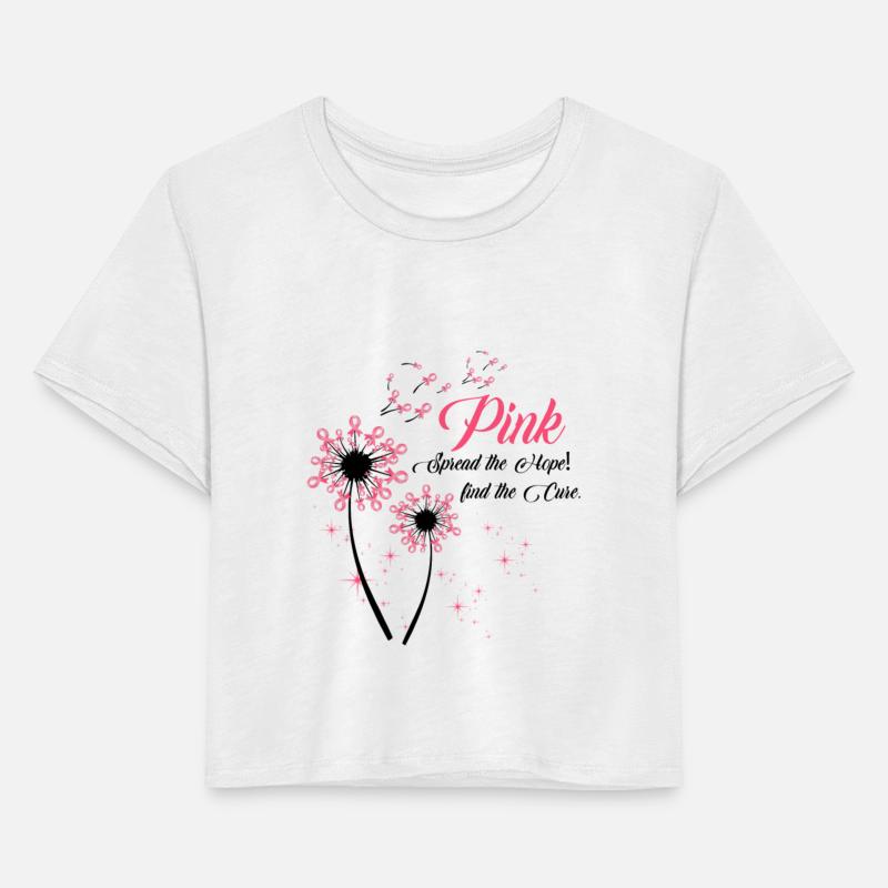 Pink Ribbon Dandelion Breast Cancer Awareness
