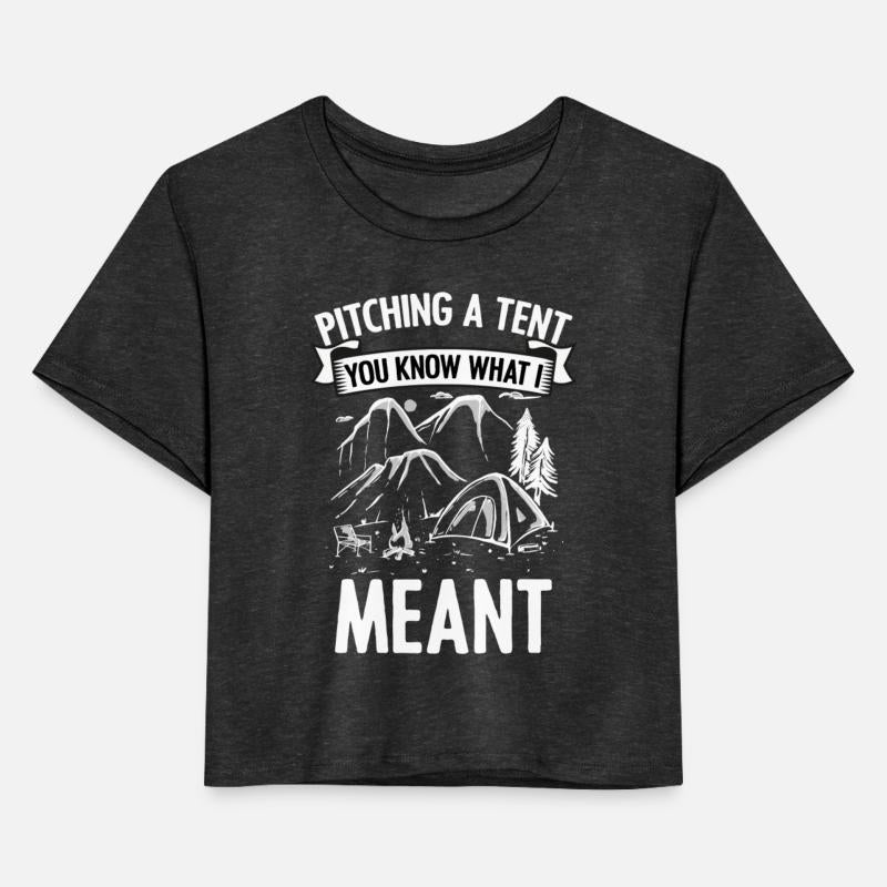 Pitching A Tent Funny Camping Humor For An Outdoor