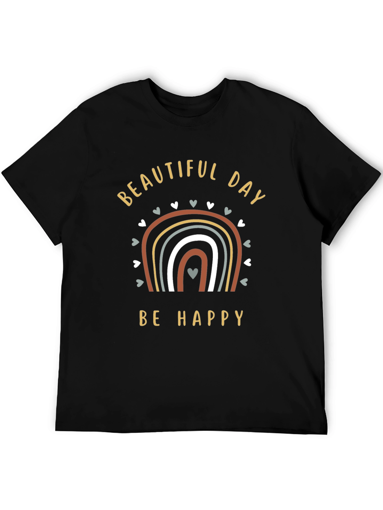 Beautiful Day Be Happy Graphic T-Shirt