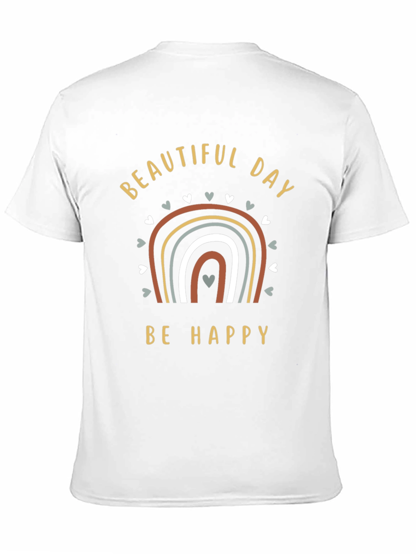 Beautiful Day Be Happy Graphic T-Shirt