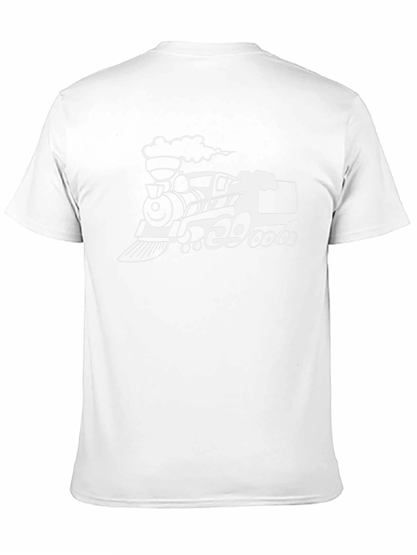 Train Graphic Tee - Cool Steam Engine Design