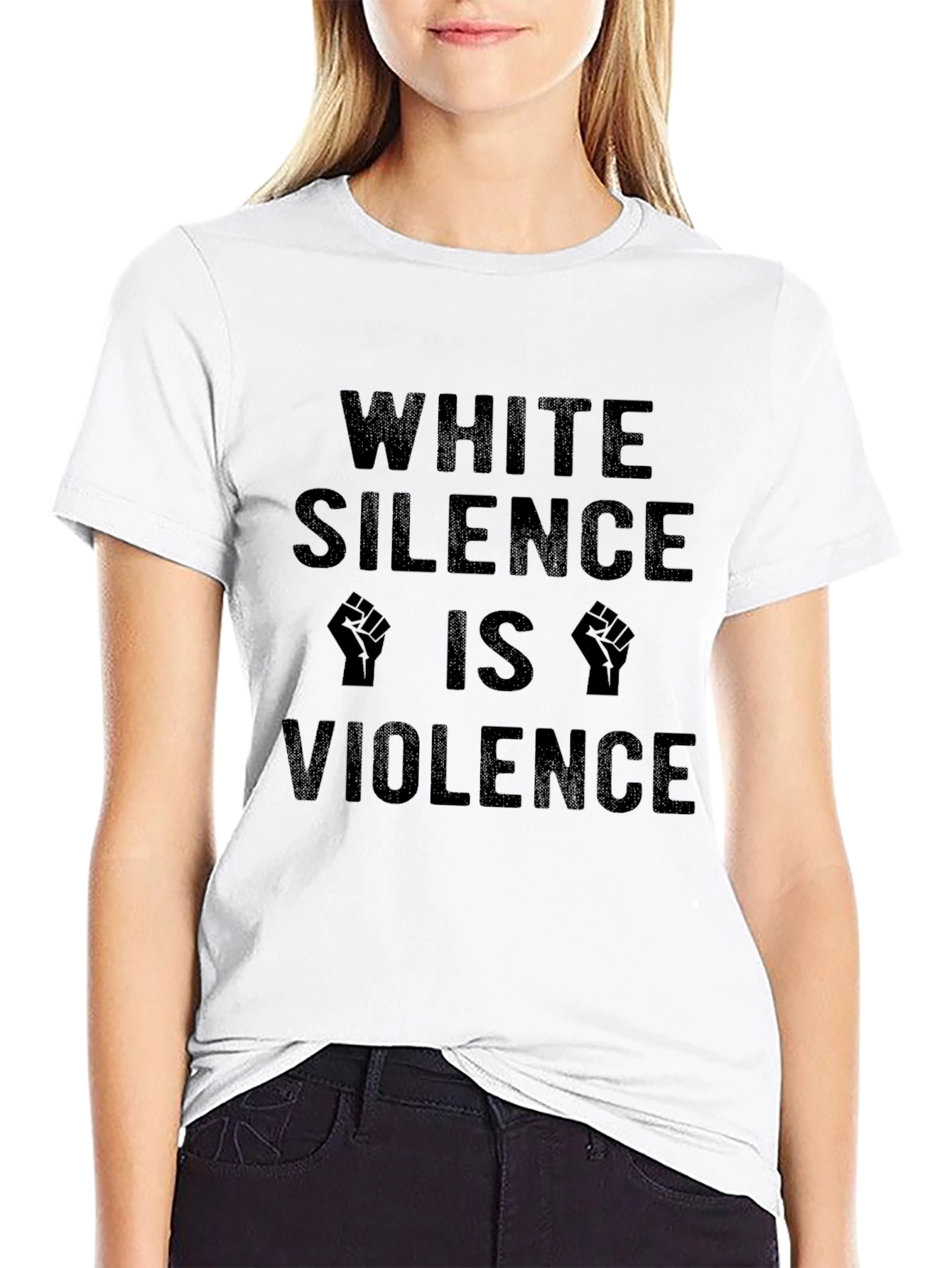 White Silence is Violence Graphic T-Shirt