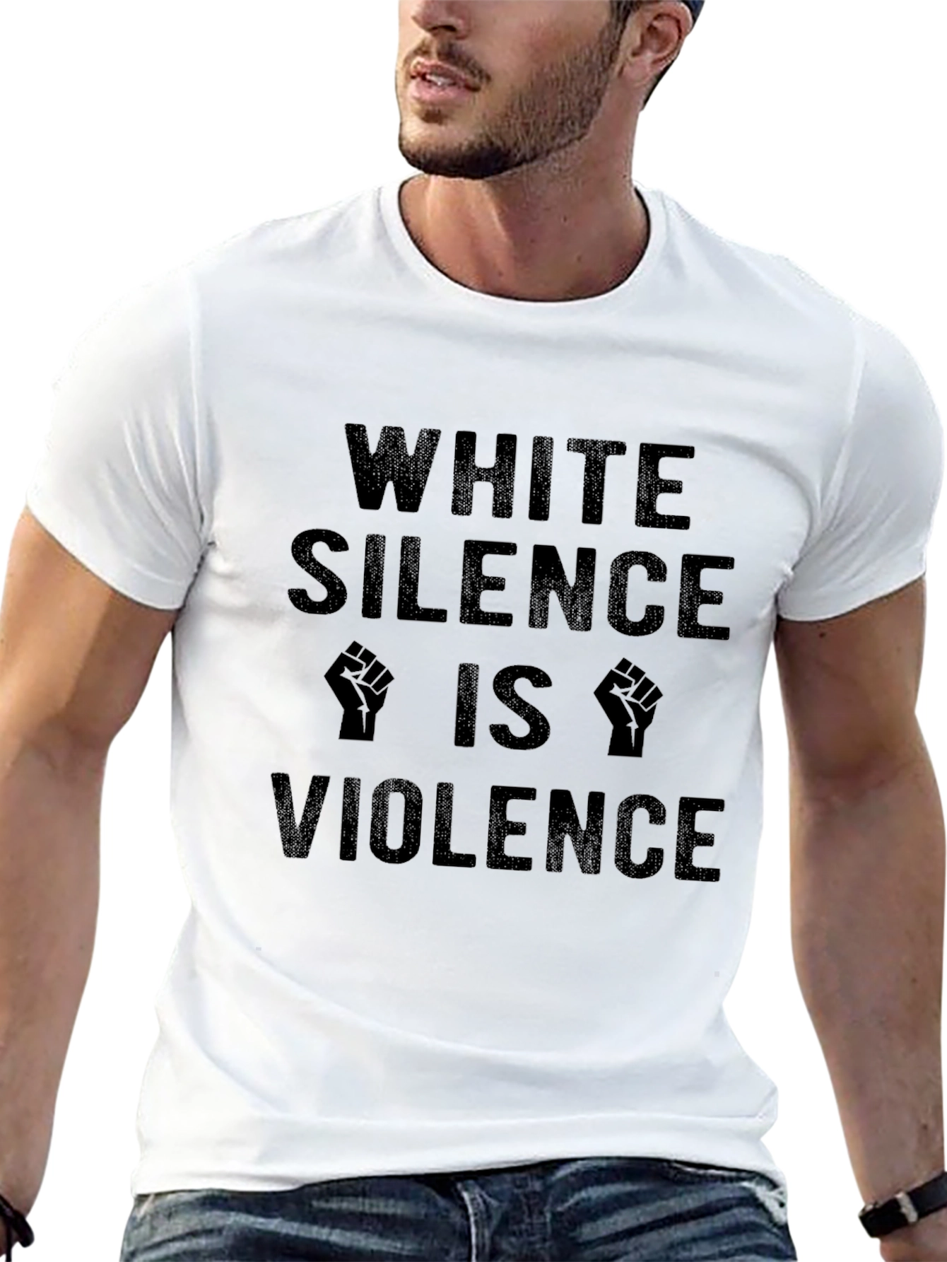White Silence is Violence Graphic T-Shirt
