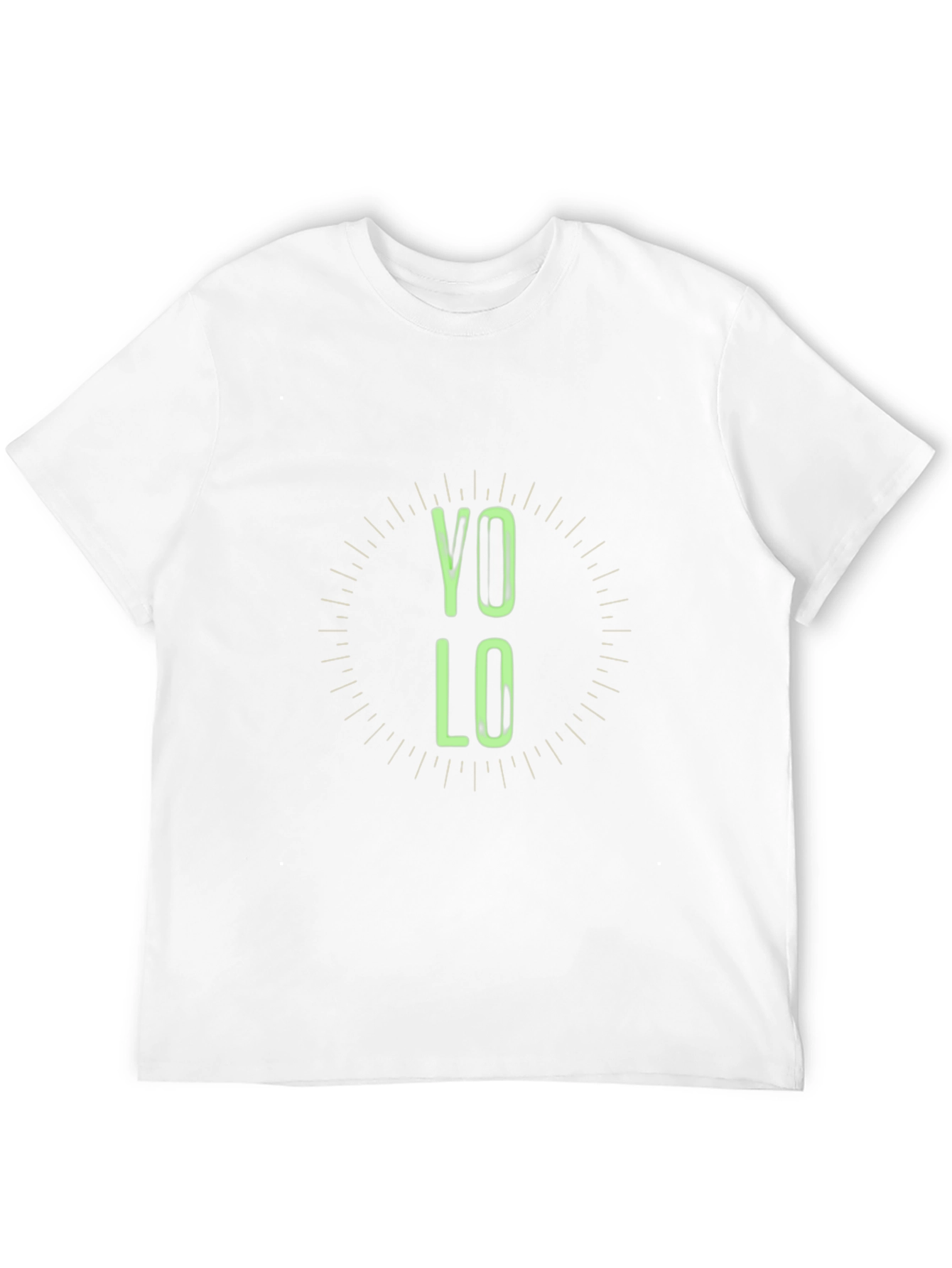 YOLO Graphic Tee - Black Casual T-Shirt