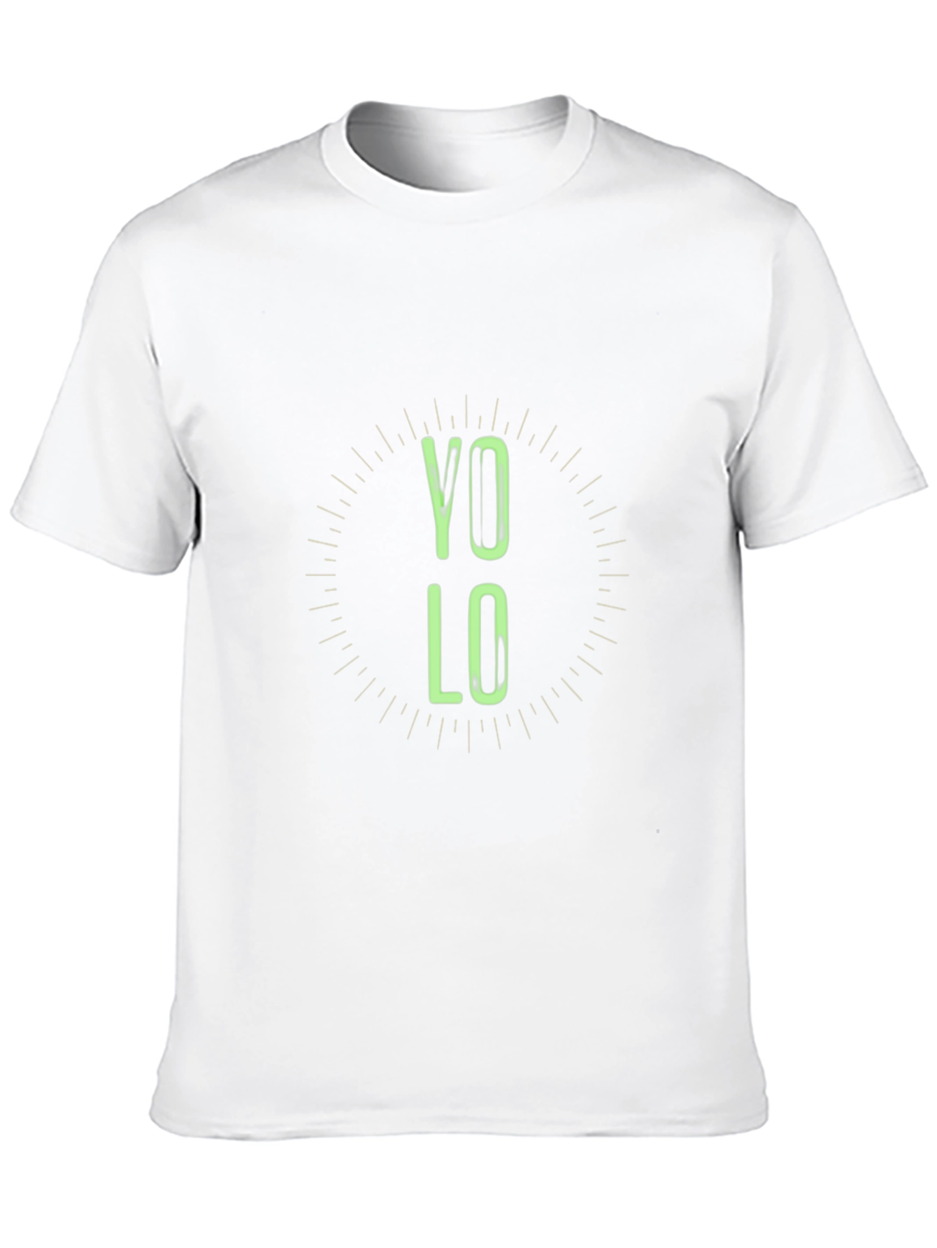 YOLO Graphic Tee - Black Casual T-Shirt