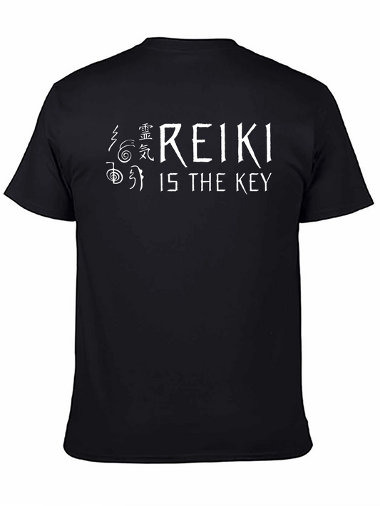 Reiki is the Key Graphic Tee - Black