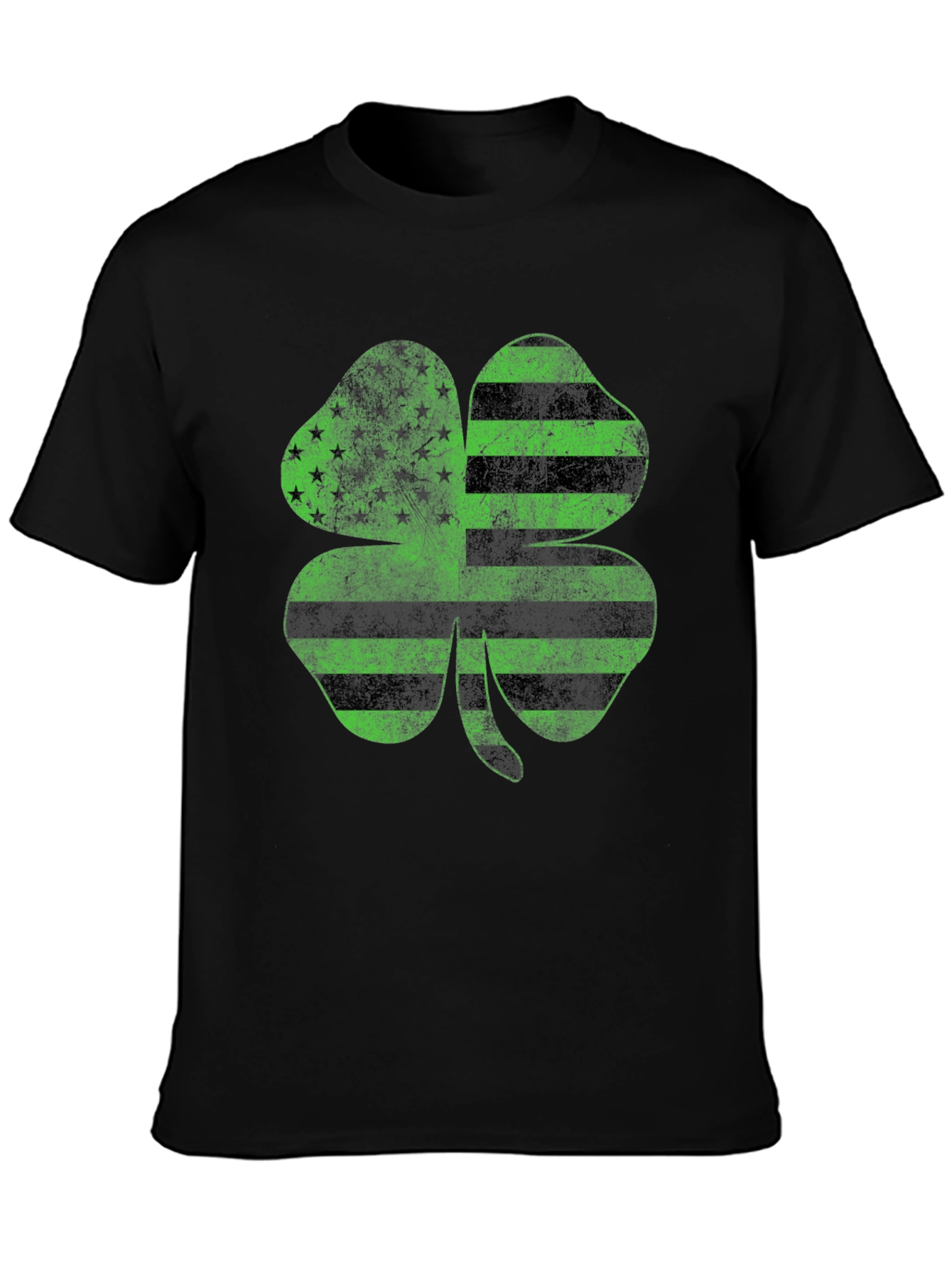 Irish American Flag Clover T-Shirt