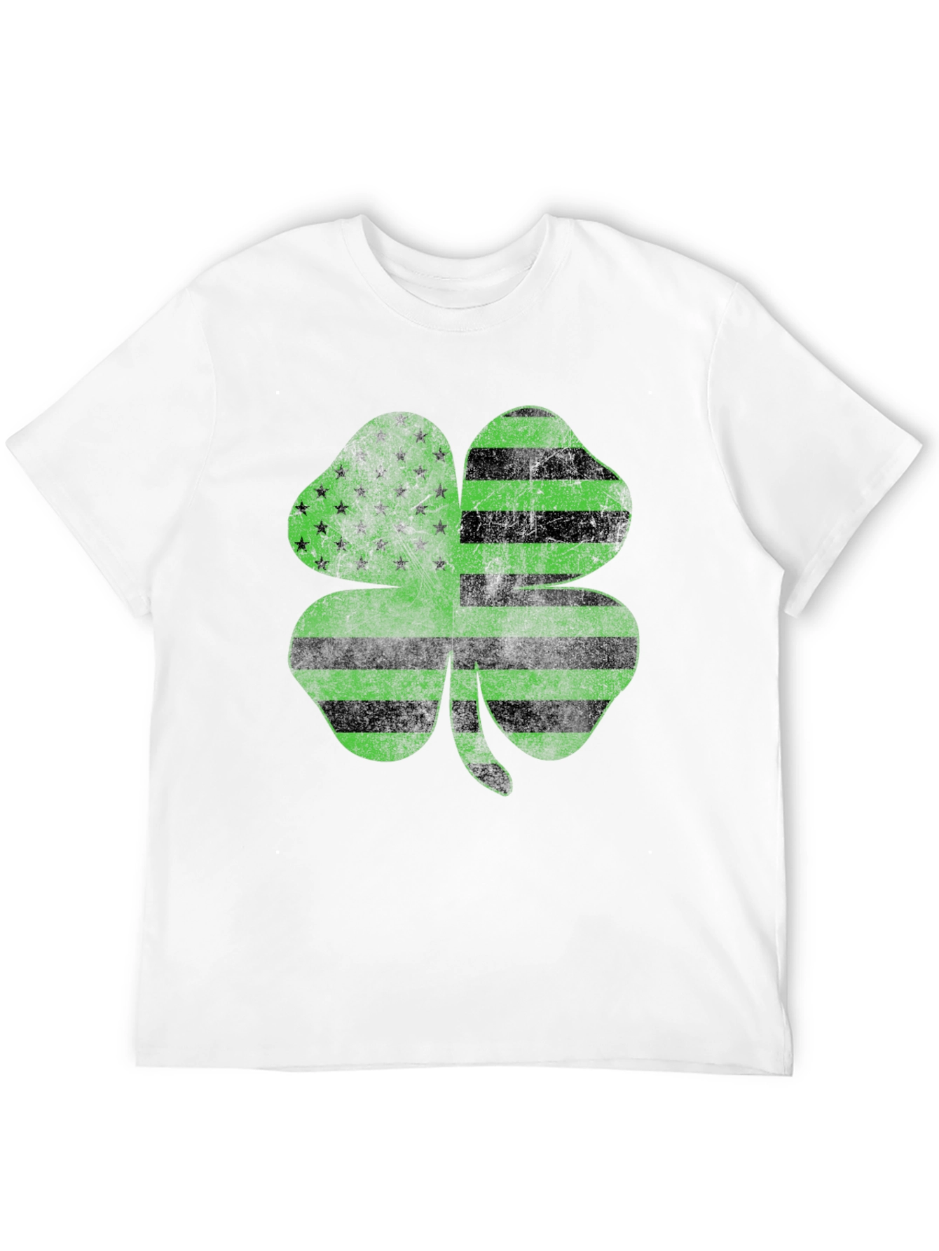 Irish American Flag Clover T-Shirt