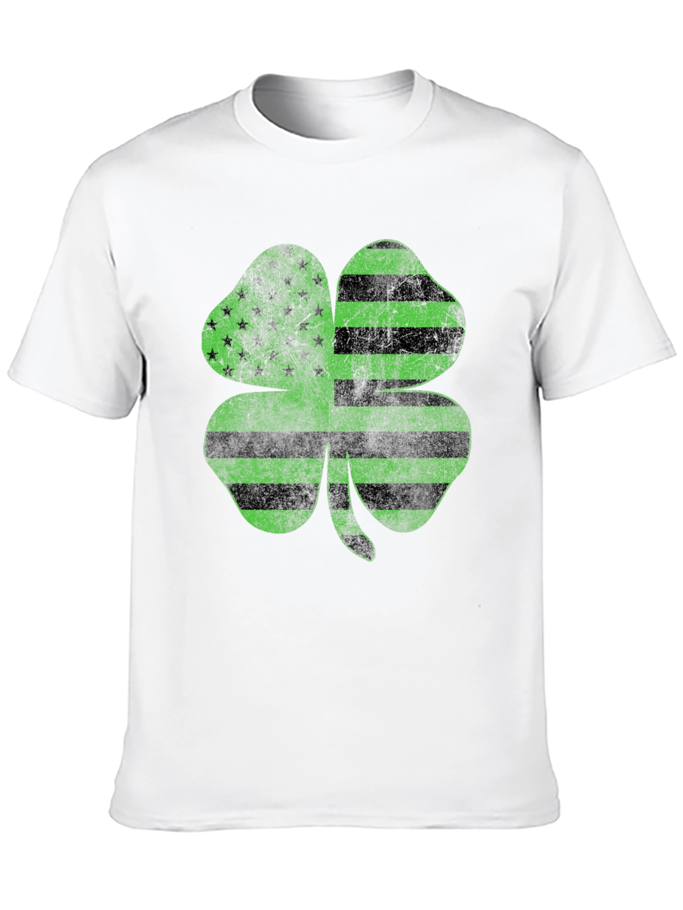 Irish American Flag Clover T-Shirt