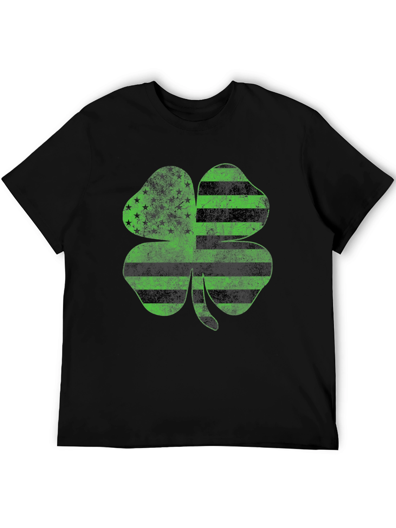 Irish American Flag Clover T-Shirt