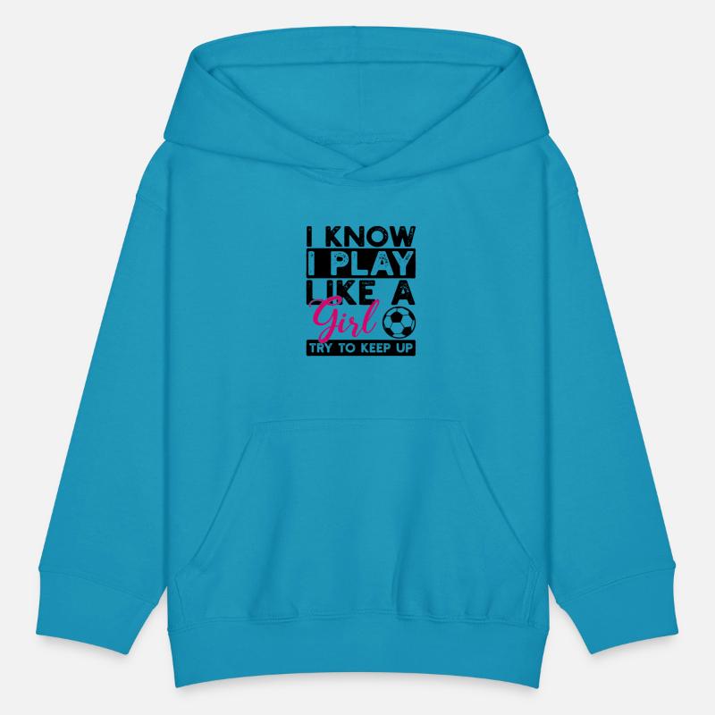 Play like a Girl Soccer Football Girls Gift