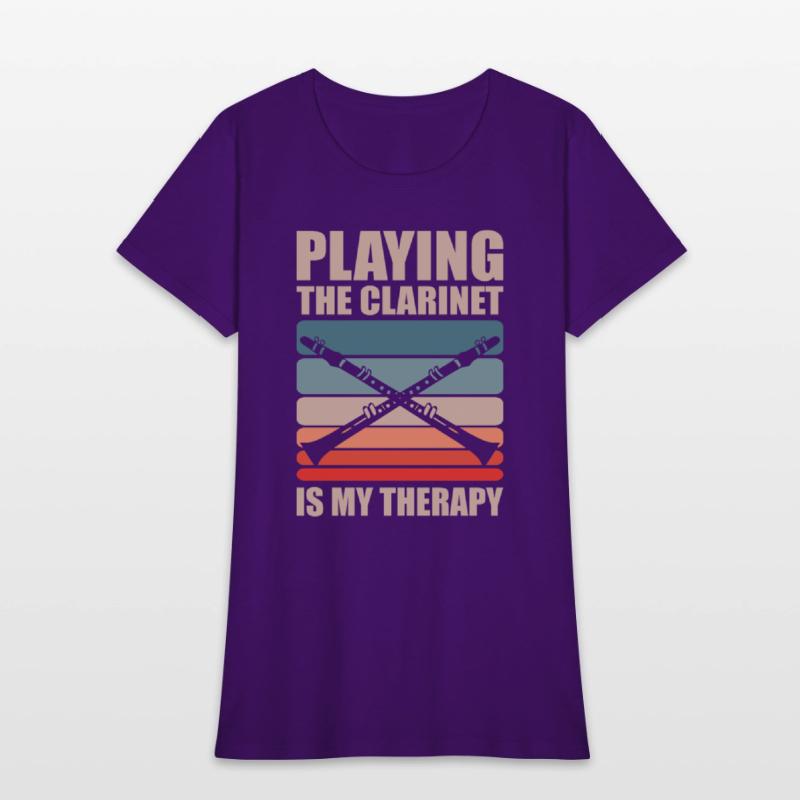 Playing The Clarinet Is My Therapy Musician