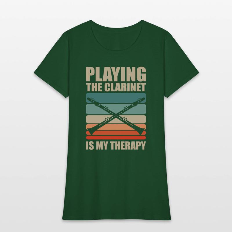 Playing The Clarinet Is My Therapy Musician