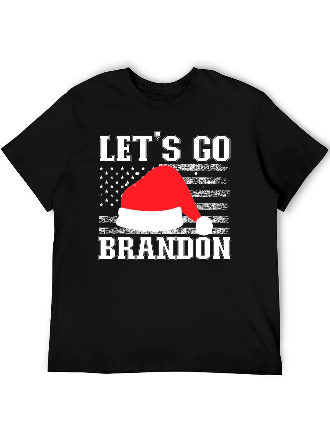 Lets Go Brandon Santa Hat T-Shirt