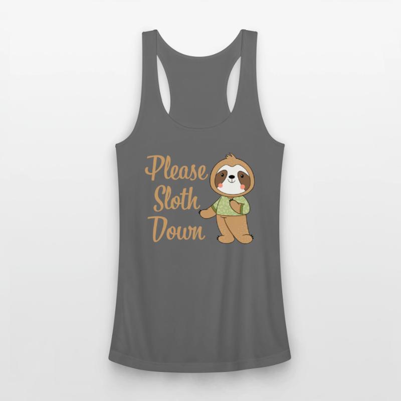 Please Sloth Down Design