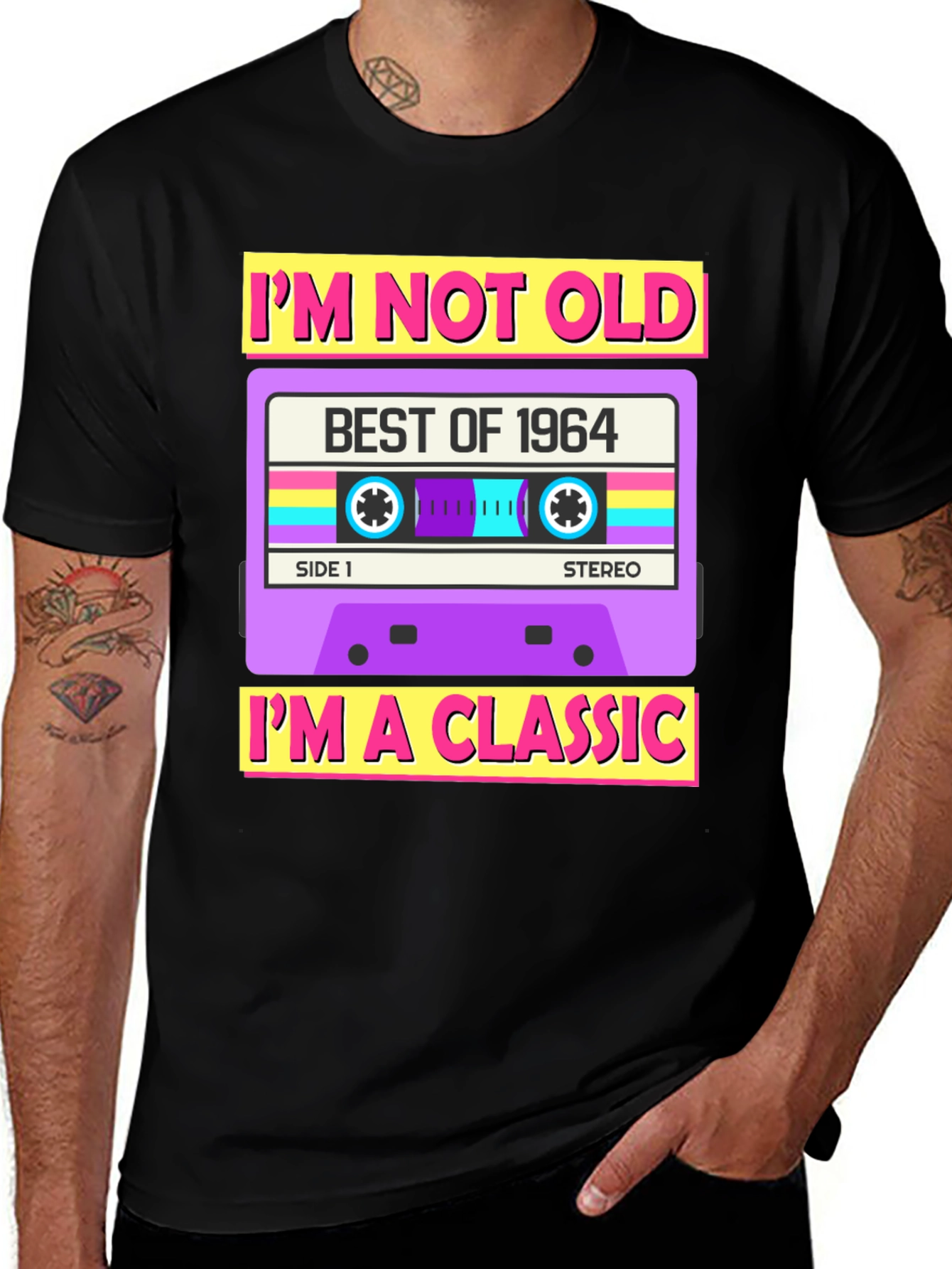 Im Not Old Im A Classic 1964 Cassette T-Shirt