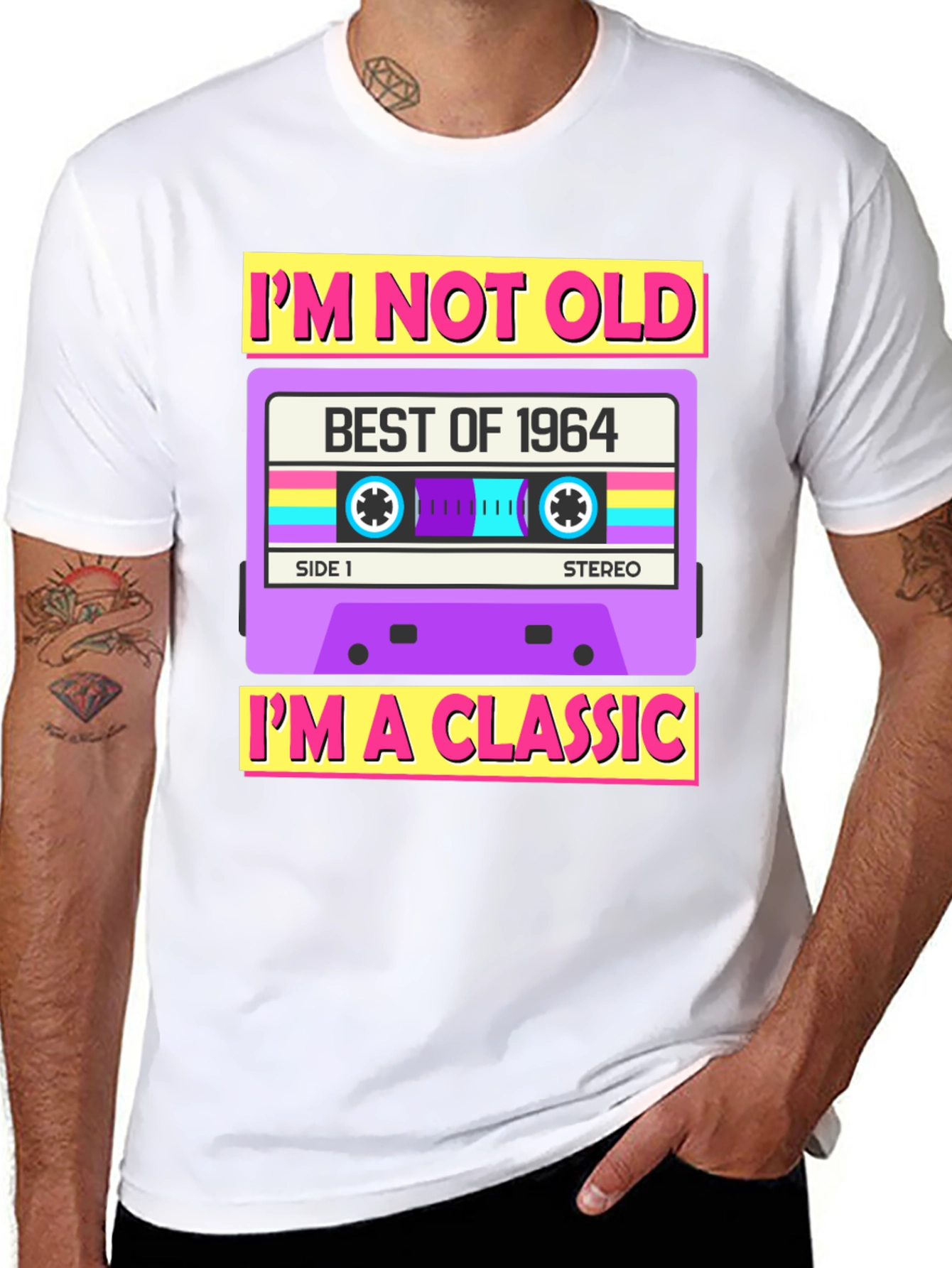 Im Not Old Im A Classic 1964 Cassette T-Shirt