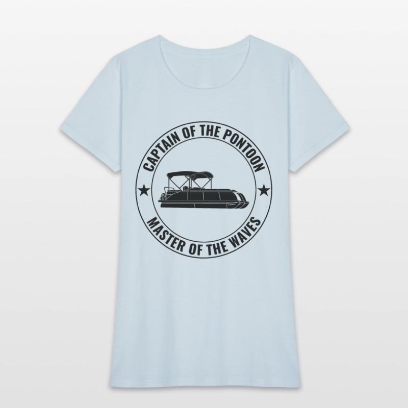 Pontoon Boat Captain Offshore Boating Cruise Funny