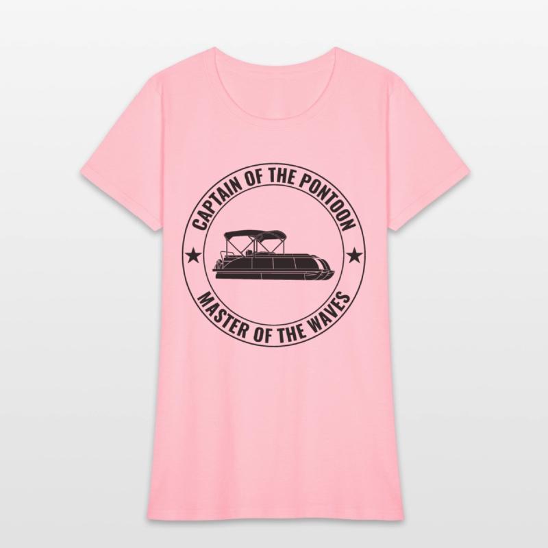 Pontoon Boat Captain Offshore Boating Cruise Funny