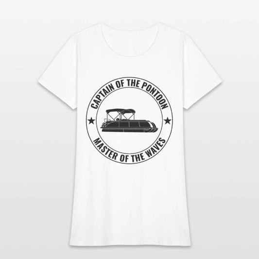 Pontoon Boat Captain Offshore Boating Cruise Funny