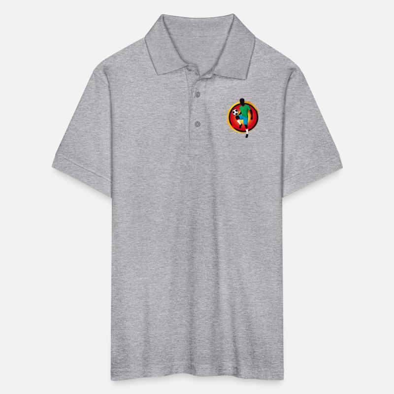 Powerful Soccer Player – Retro Sports Graphic