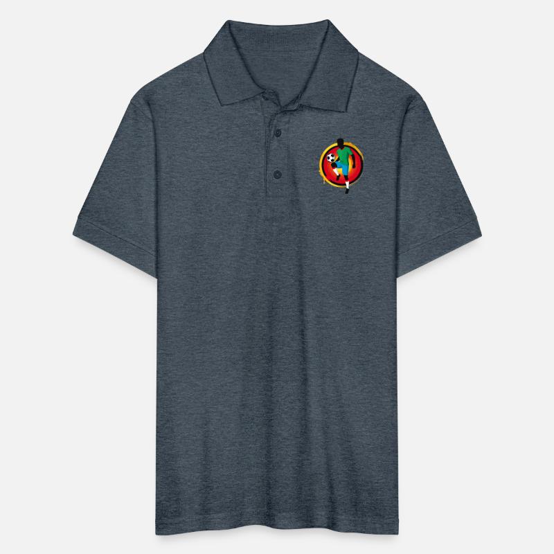 Powerful Soccer Player – Retro Sports Graphic