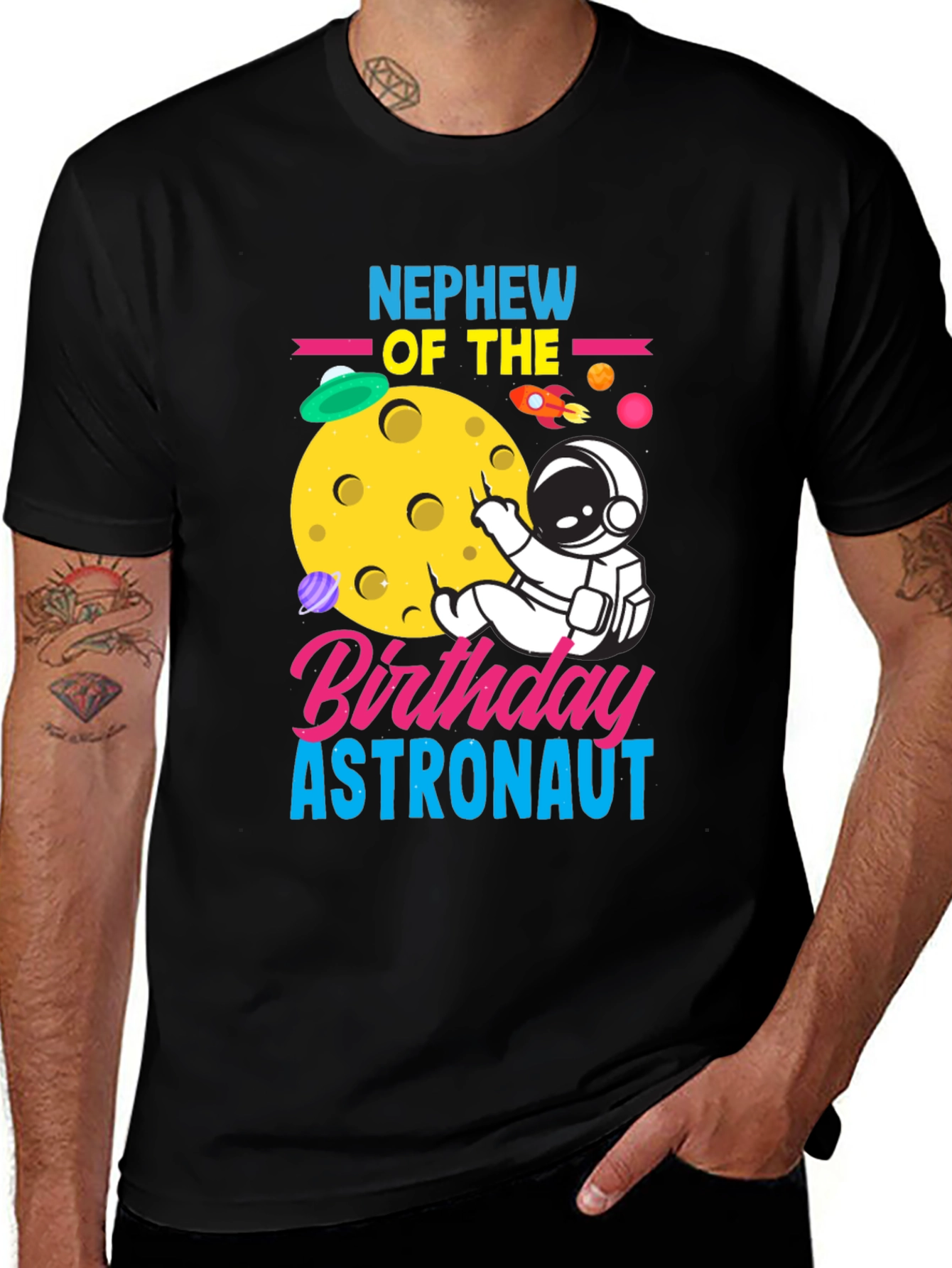 Nephew Birthday Astronaut T-Shirt