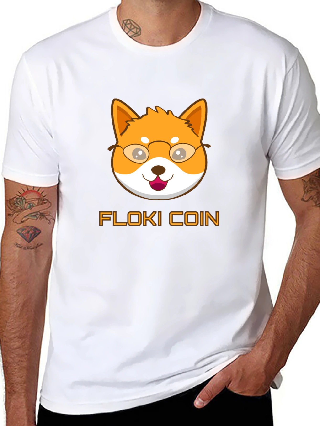 Floki Coin Shiba Inu T-Shirt – Crypto Dog Meme Tee