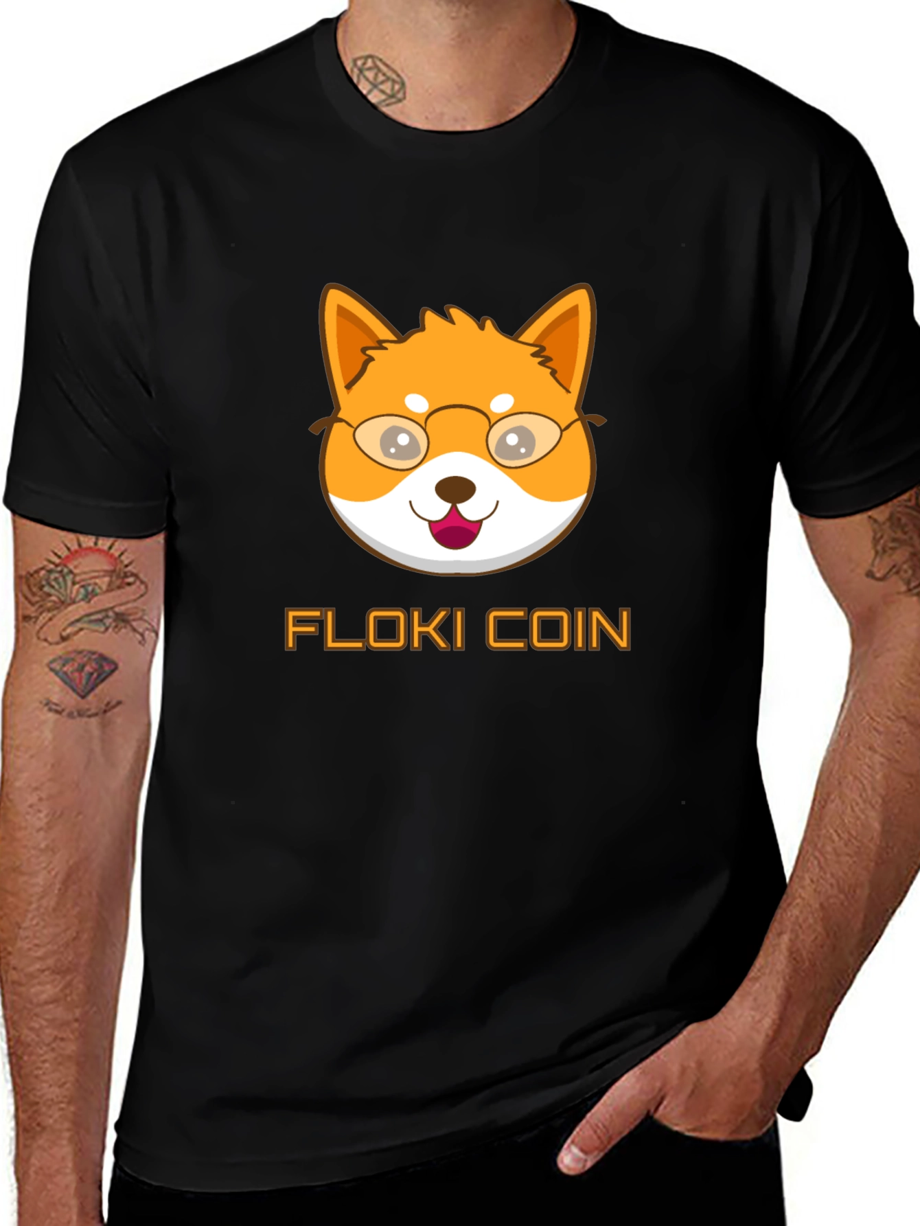 Floki Coin Shiba Inu T-Shirt – Crypto Dog Meme Tee