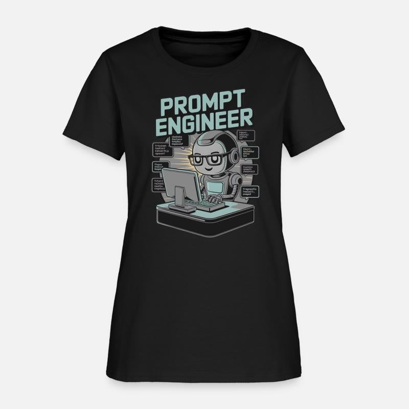 Prompt Engineer AI Robot Programmer Tech Nerd