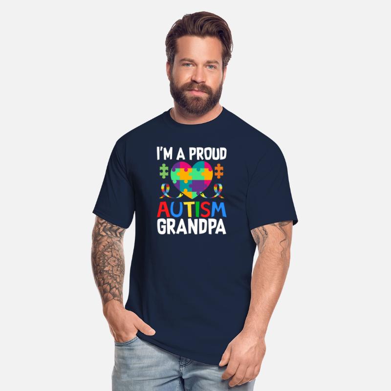 Proud Grandpa Autism Awareness Family Matching