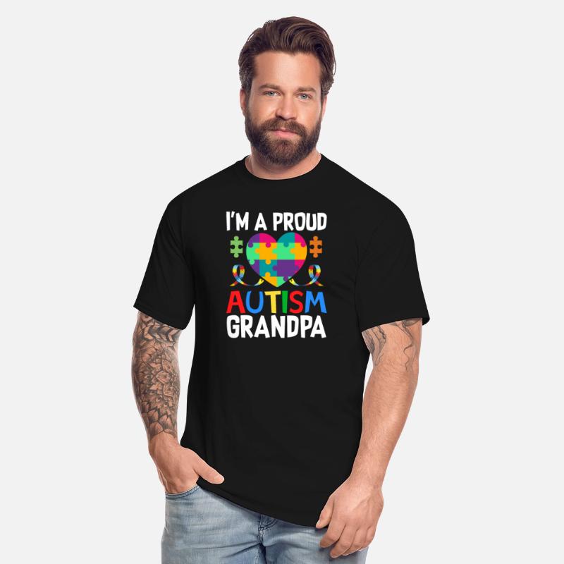 Proud Grandpa Autism Awareness Family Matching