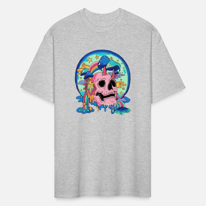Psychedelic Skull Trip – Trippy Mushroom Universe