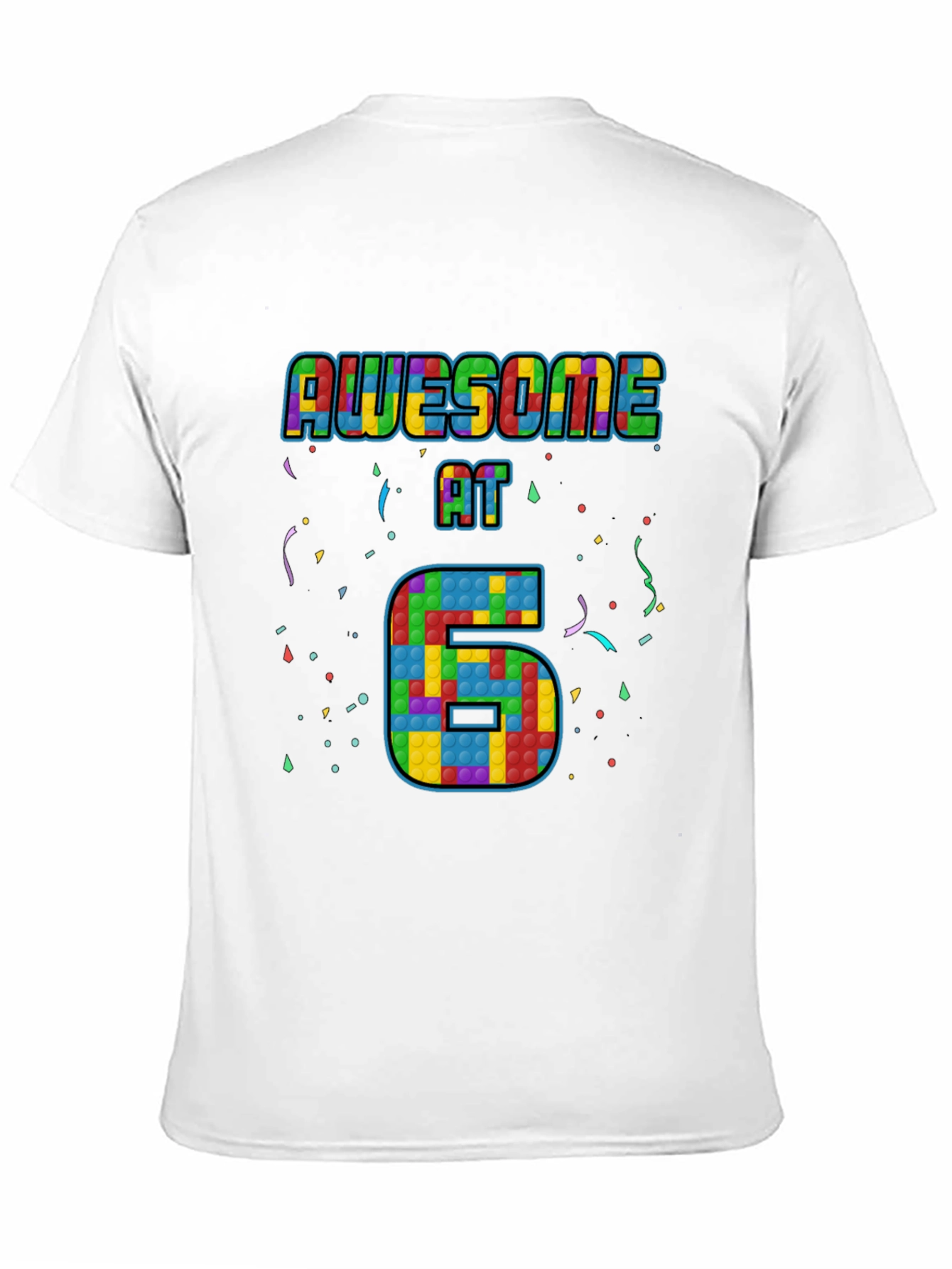 Awesome at 6 Pop It Birthday T-Shirt