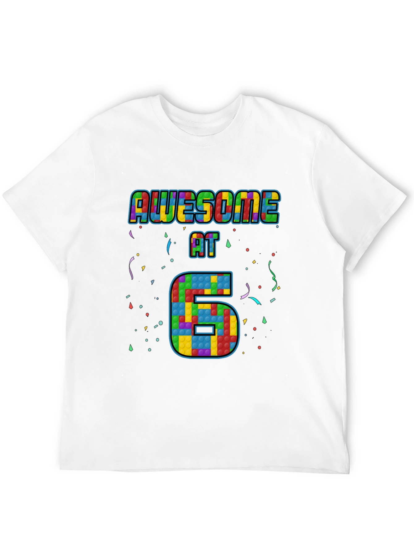 Awesome at 6 Pop It Birthday T-Shirt