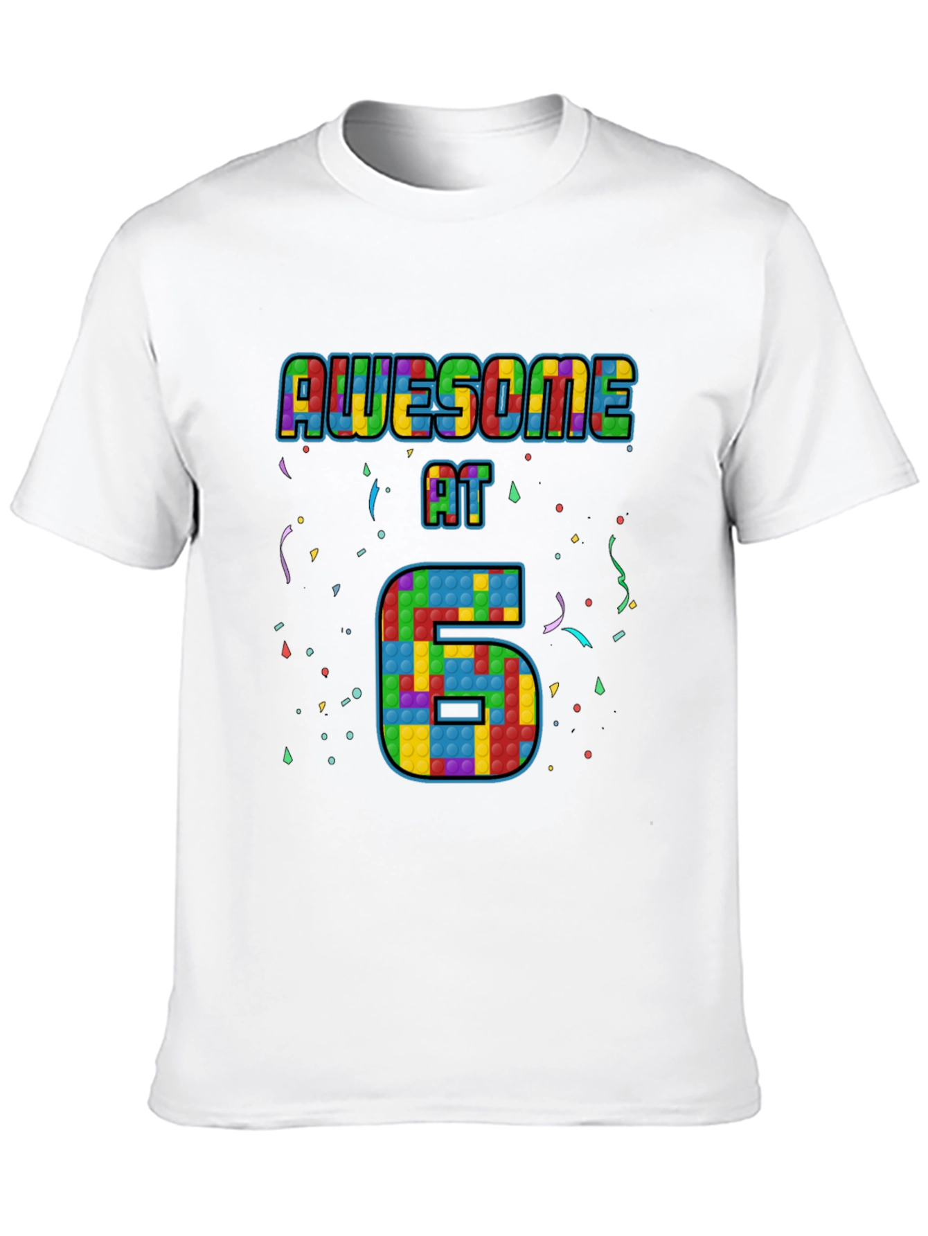 Awesome at 6 Pop It Birthday T-Shirt