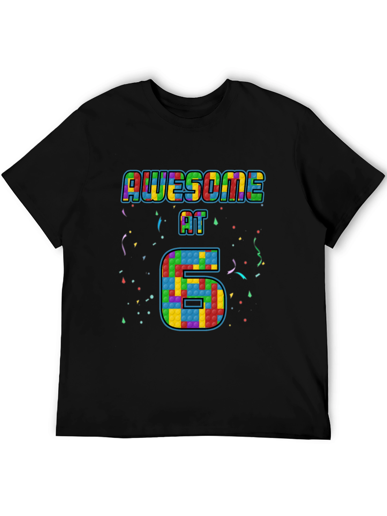 Awesome at 6 Pop It Birthday T-Shirt