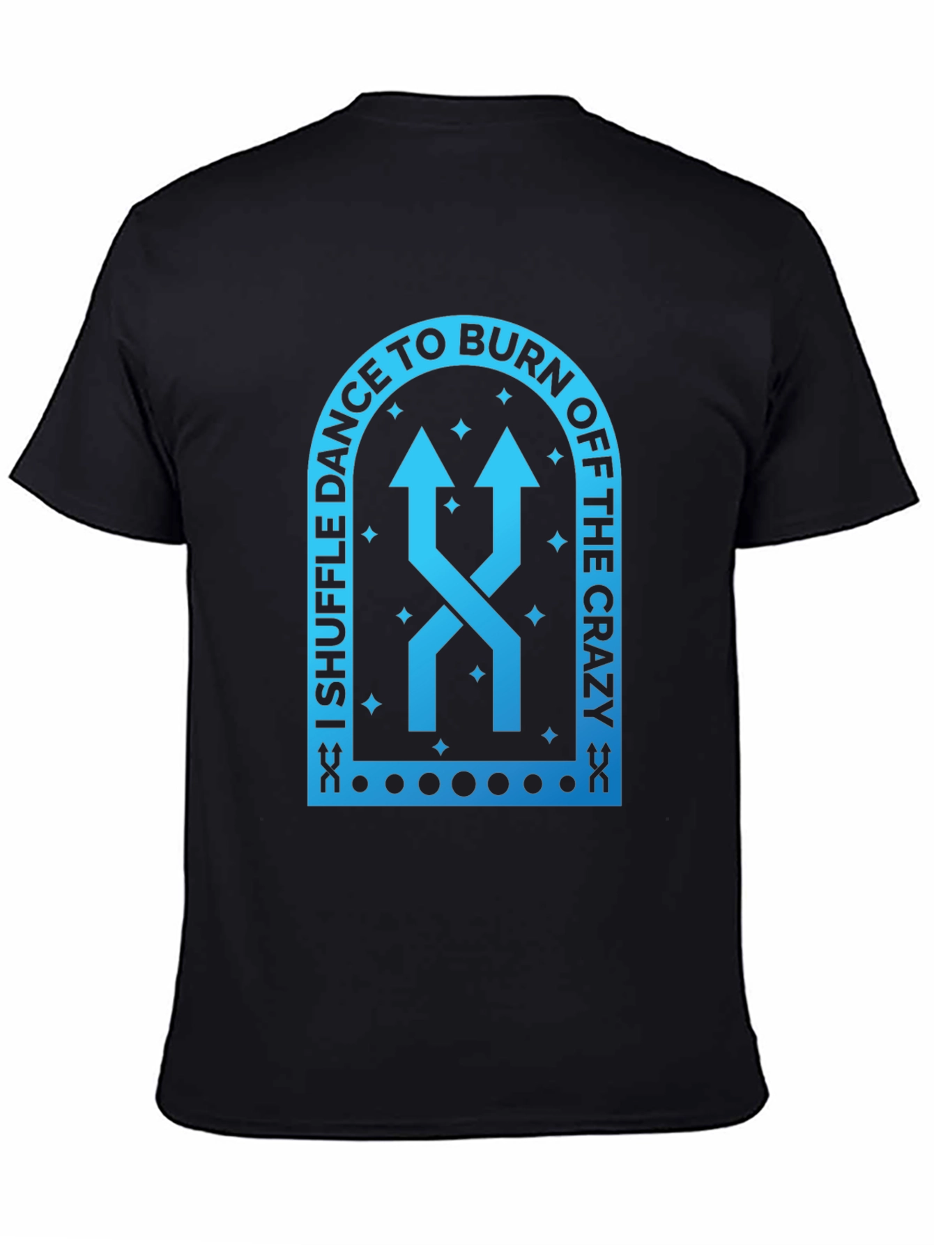 Shuffle Dance Burn Off Crazy Graphic T-Shirt