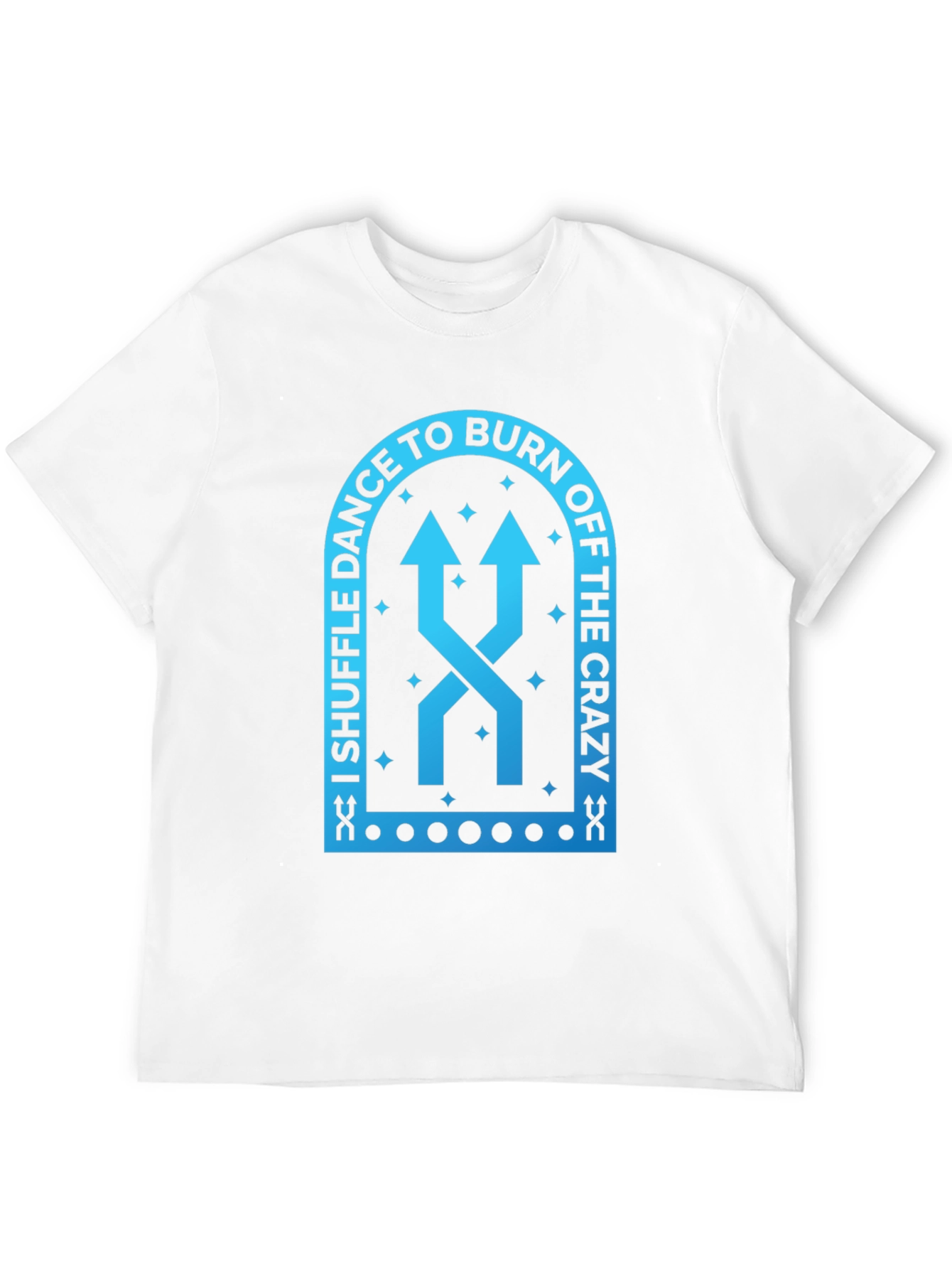 Shuffle Dance Burn Off Crazy Graphic T-Shirt