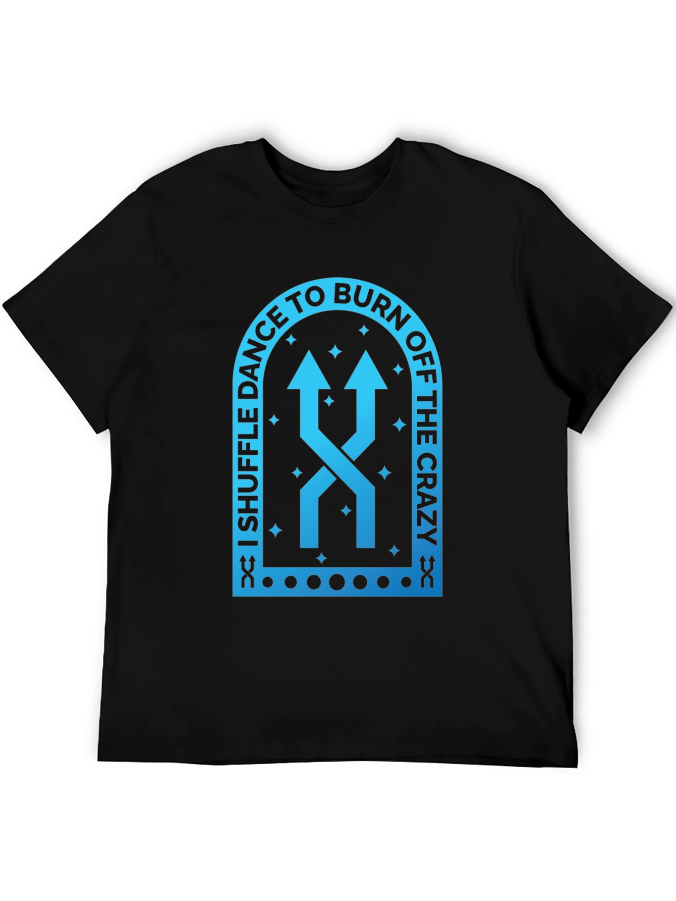 Shuffle Dance Burn Off Crazy Graphic T-Shirt