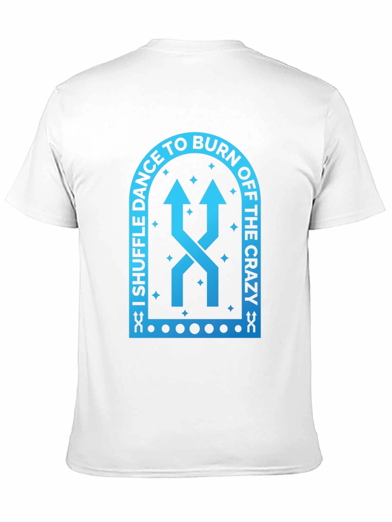Shuffle Dance Burn Off Crazy Graphic T-Shirt