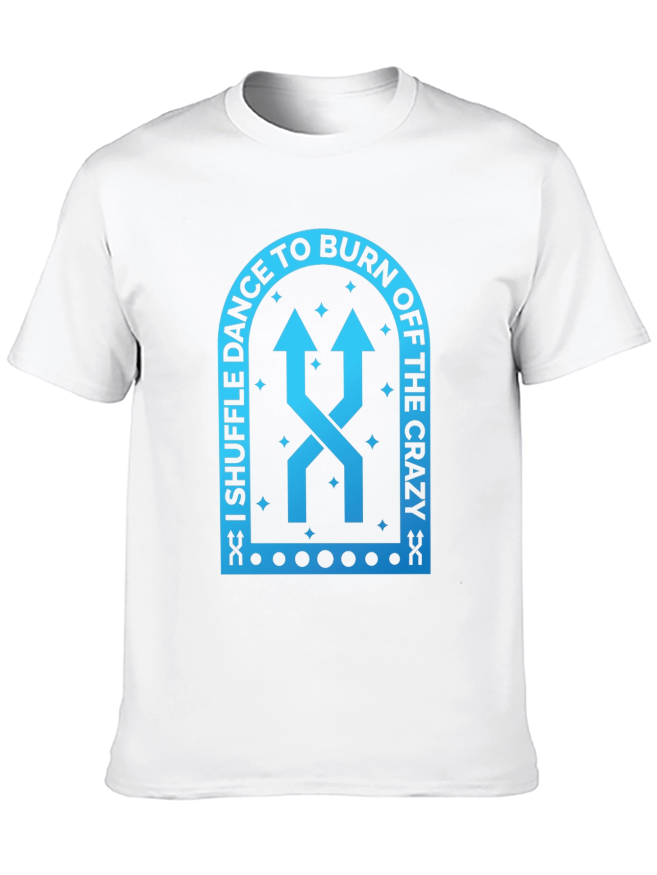 Shuffle Dance Burn Off Crazy Graphic T-Shirt