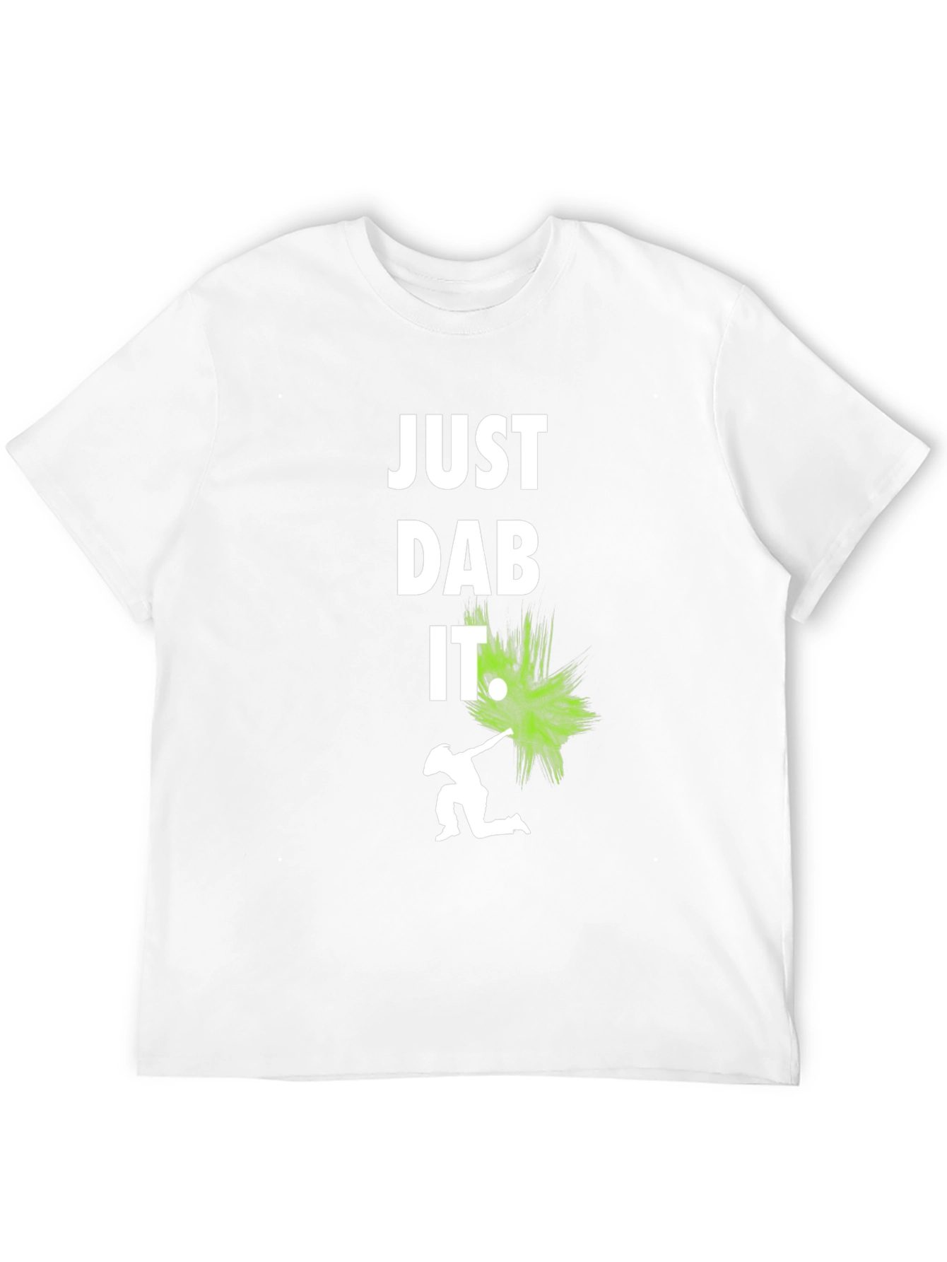 Just Dab It Graphic Tee - Black Cotton T-Shirt