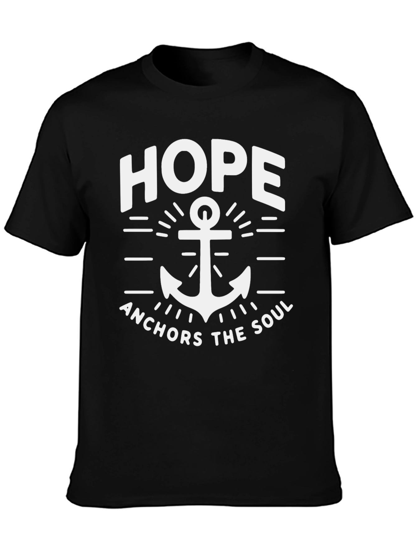 Hope Anchors the Soul Graphic T-Shirt