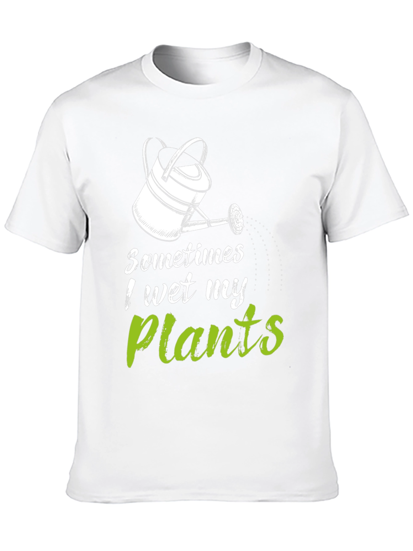 Funny Gardening T-Shirt - I Wet My Plants
